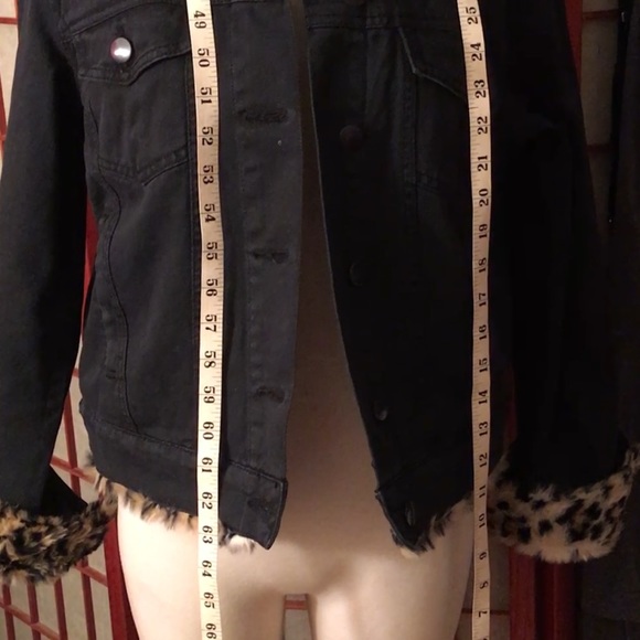 Leopard Interior Jean Jacket - Picture 8 of 8